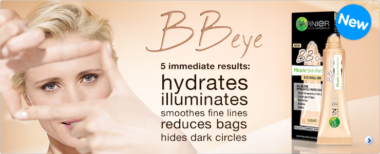 New Garnier B B eye roll on